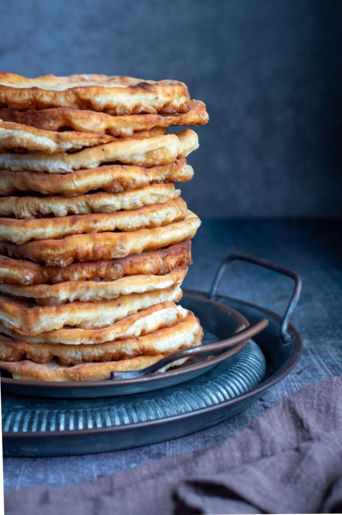a tower of Peruvian Flatbread